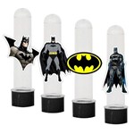 Tubete Enfeite Cartonado Batman Modelo 1 com 10 Unidades