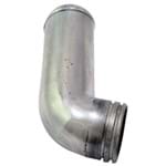 Tubo de Pressurização Universal em Alumínio 45° 2" Diâmetro Longo