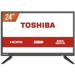 TV LED 24'' HD Toshiba L1850 2 HDMI USB Conversor Digital