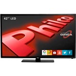 TV LED 42'' Philco PH42M30DSGW Full HD com Função Smart Conversor Digital 3 HDMI 1 USB Wi-Fi