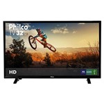 TV LED 32" Philco PH32E31DG HD com Conversor Digital HDMI USB Closed Caption 60Hz