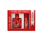 Ulric de Varens Kit Perfume Udv Flash Edt 100ml Desodorante 150ml Masculino
