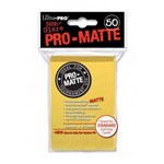 Ultra Pro Sleeves Pro-matte Tamanho Standard Cor Amarelo - 66x91mm