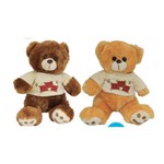Urso de Pelúcia com Blusa em 2 Cores BBR Toys