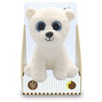 Urso Polar de Pelúcia 17cm - Branco - Unik Toys