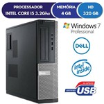 Usado: Computador Dell 3010 Intel Core I5 3470 3.2ghz 4gb HD 320gb Hdmi Windows 7 Pro