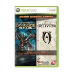 Usado: Jogo Bioshock & The Elder Scrolls Iv Oblivion - Xbox 360