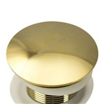 Válvula Click de Inox para Cubas com Ladrão (Dourada)