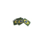Varal de Bandeiras Plásticas Brasil C/ 10m de Cordão
