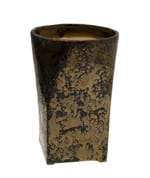 Vaso Antique Cerâmica Bronze 23cm - Occa Moderna