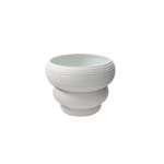Vaso Branco Fosco Dip P 25cm - Dip - Holaria Cerâmica