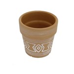 Vaso Cerâmica Terracota 7 Cm Maya Barro Cone