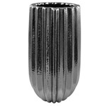Vaso de Cerâmica Argon 30Cm Prata - Sotille