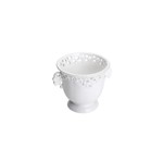 Vaso de Cerâmica Branco Elis II 4120 Lyor