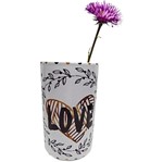 Vaso de Cerâmica Branco Love And Flowers 40385 Urban