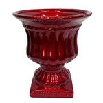 Vaso de Cerâmica Clássico 19Cm Vermelho - Cerâmica Ana Maria