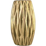 Vaso de Cerâmica Dourado Fane 7007 Mart