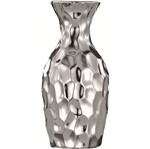 Vaso de Cerâmica Prata Folk 5637 Mart