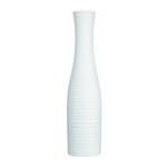 Vaso de Cerâmica Ranks Branco 34cm Mart 3948