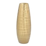 Vaso de Ceramica Sol Dourado 40cm Concepts Life