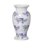Vaso de Cerâmica - Wuxi Chinesa Victoria Branco 33cm