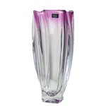 Vaso de Cristal - Bohemia Neptun Ametista 30,5cm