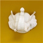 Vaso de Elefante de Porcelana Branca