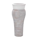 Vaso de Fibra de Vidro 91cm Branco Espressione