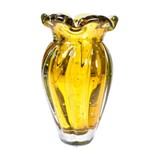 Vaso de Murano Jasmine Ambar 12x22 Cm