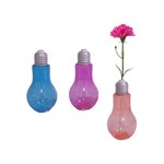 Vaso de Plastico Modelo Lampada Colors 150ml 12 5cm