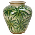 Vaso de Porcelana Folhas Lupino