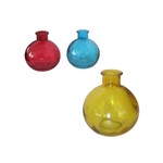 Vaso de Vidro Bolinha Colors 9x8cm 200ml