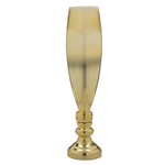 Vaso de Vidro Dourado Luxo 69cm Espressione