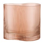 Vaso de Vidro Rosa 15cm Burle Marx 9021 Mart