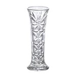 Vaso de Vidro Transparente 15cm Pétalas Prestige