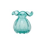 Vaso Decorativo 16 Cm de Vidro Azul Tiffany Italy Lyor - L4143