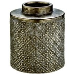 Vaso Decorativo Cerâmica Bronze 20X23X20Cm