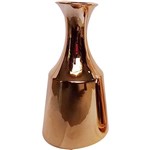 Vaso Decorativo Ceramica Jug Bottle Grande Urban Dourado - 30x15,5x15,5cm