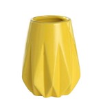 Vaso Decorativo de Cerâmica Pequeno Amarelo