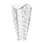 Vaso Decorativo de Cristal Ecológico 30.5cm Facet Bohemia