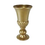 Vaso Decorativo em Cerâmica Luxo Dourado 29cm