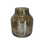 Vaso Decorativo em Vidro Cinza 15cm Vol.7 - D&A