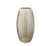 Vaso Decorativo em Vidro Dourado 25cm Vol.12 - D&A