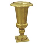 Vaso em Metal Dourado 5x21x21