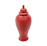 Vaso Ornamental de Cerâmica Colorado 18,1X18,1X44cm