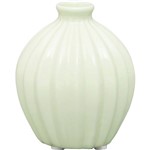 Vaso Ornamental de Cerâmica Treasure Verde Claro - Prestige