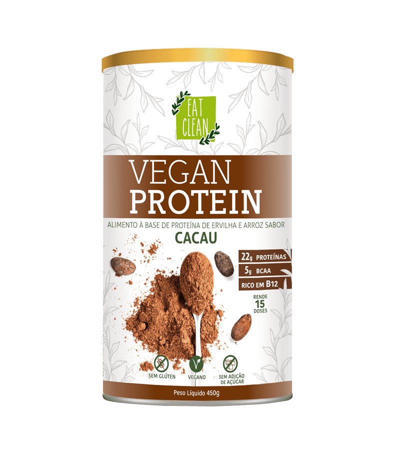 Vegan Protein Cacau 450g - Eat Clean