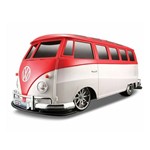 Veículo Controle Remoto - Volkswagen Van Samba - 1/10 - Vermelho - Maisto