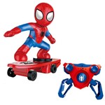 Veículo de Figura de Controle Remoto - Disney - Marvel - Spider-man - Spider Skate - Candide