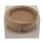 Vela Perfumada Bowl Marrom 15,5x15,5x9cm - Ledlustre